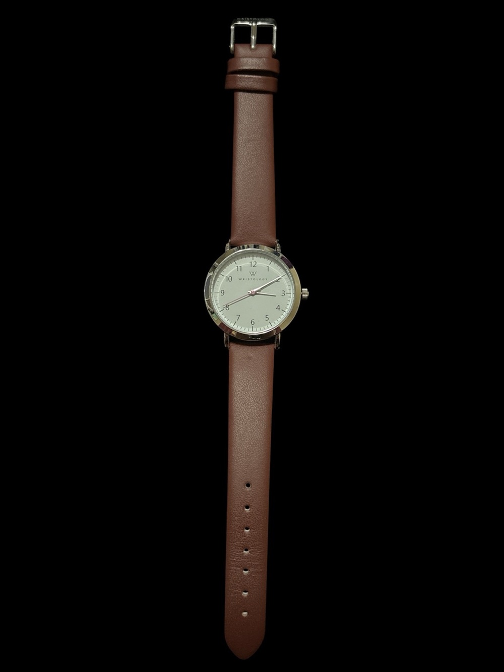 Brown Leather-Strap Women's Watch - Classic Minimalist Design